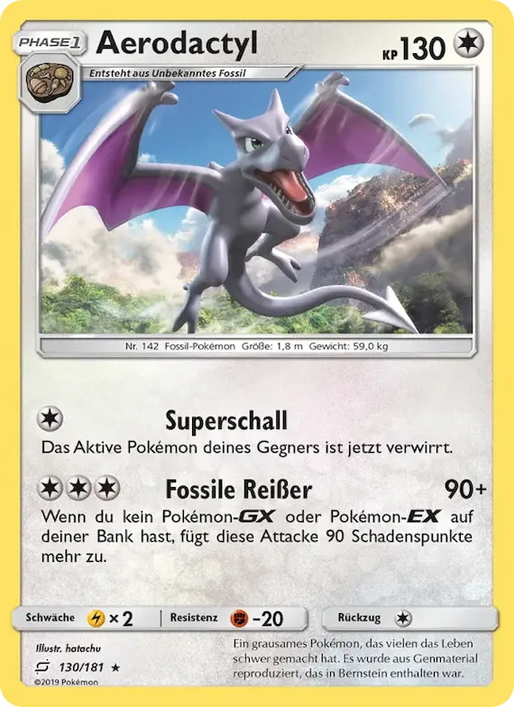 Aerodactyl 130 – Teams Sind Trumpf