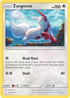 Zangoose #132 – Team Up