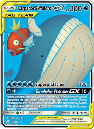Karpador & Wailord GX Nr. 160 – Teams Sind Trumpf