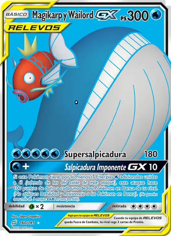 Magikarp y Wailord GX 160 – Union de Aliados