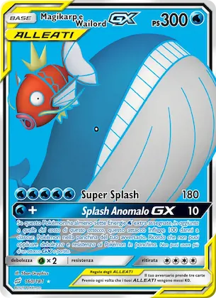 Magikarp e Wailord GX 160 – Gioco di Squadra