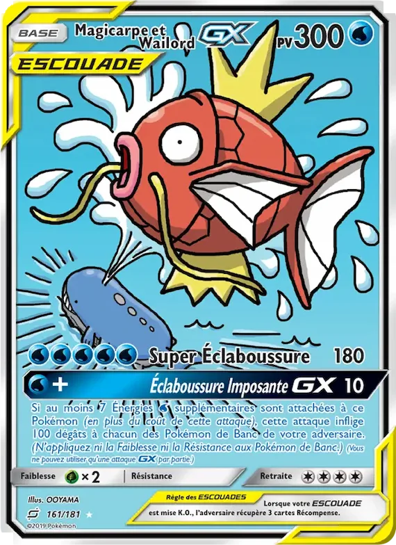 Magicarpe et Wailord GX 161 – Duo de Choc