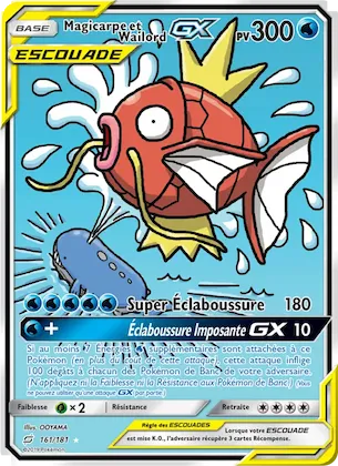 Magicarpe et Wailord GX n° 161 – Duo de Choc