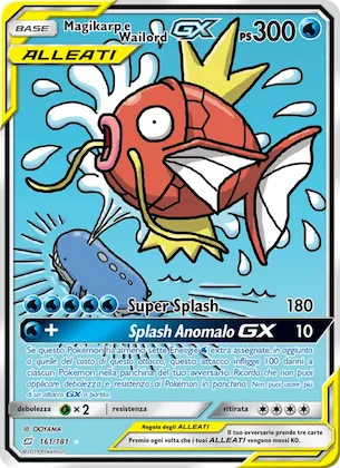 Magikarp e Wailord GX 161 – Gioco di Squadra