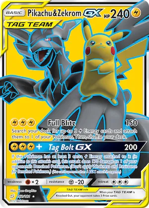 Pikachu & Zekrom-GX #162 – Team Up