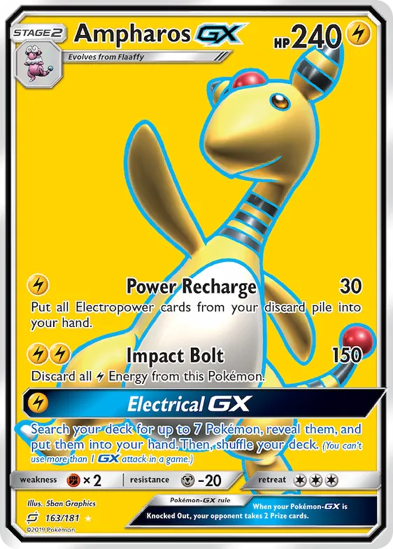 Ampharos-GX #163 – Team Up