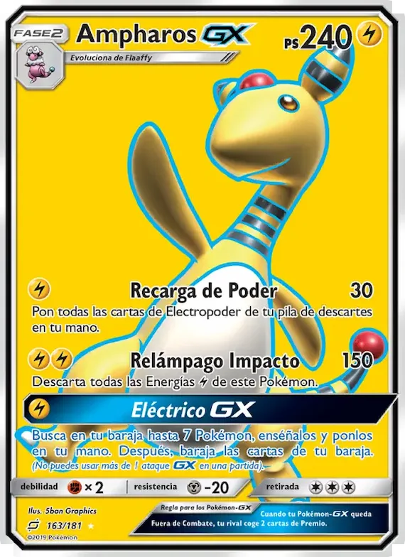 Ampharos GX 163 – Union de Aliados
