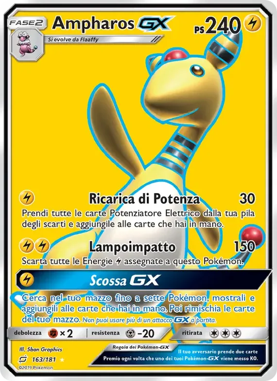 Ampharos GX 163 – Gioco di Squadra