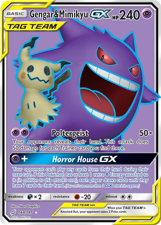 Gengar & Mimikyu-GX #164 – Team Up