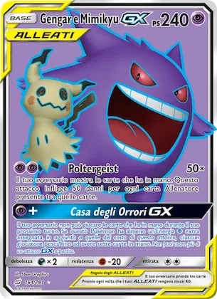 Gengar e Mimikyu GX 164 – Gioco di Squadra
