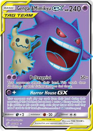 Gengar & Mimikyu-GX #164 – Team Up