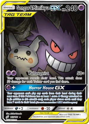 Gengar & Mimikyu-GX #165 – Team Up