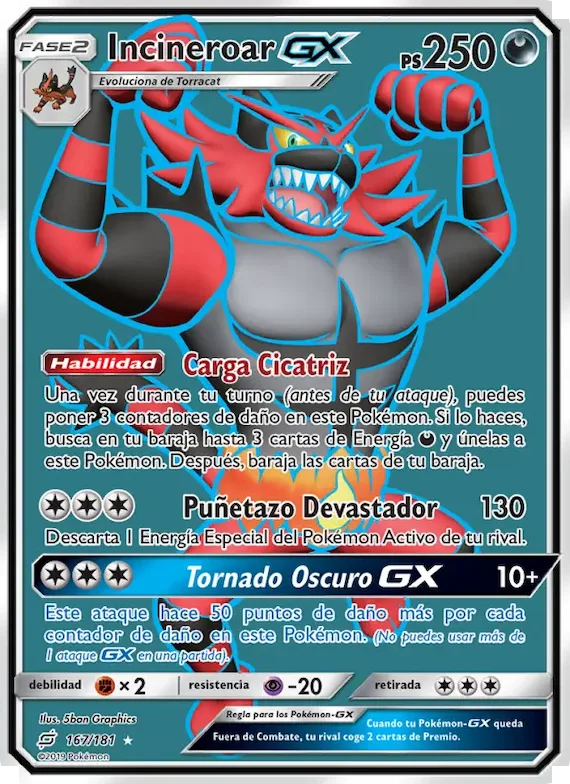 Incineroar GX 167 – Union de Aliados