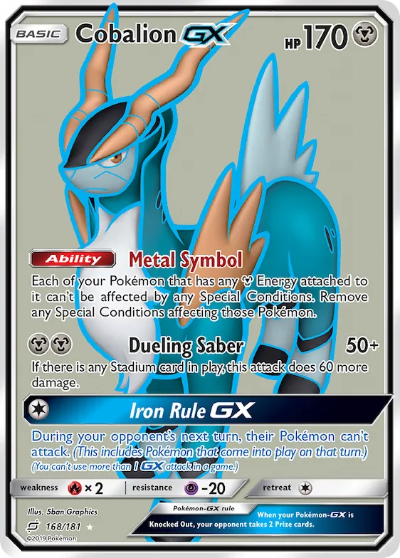 Cobalion-GX #168 – Team Up