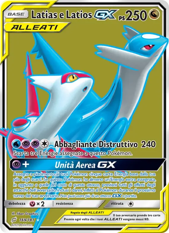 Latias e Latios GX 169 – Gioco di Squadra