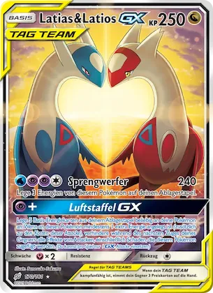 Latias & Latios GX Nr. 170 – Teams Sind Trumpf