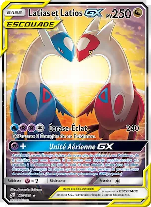 Latias et Latios GX n° 170 – Duo de Choc