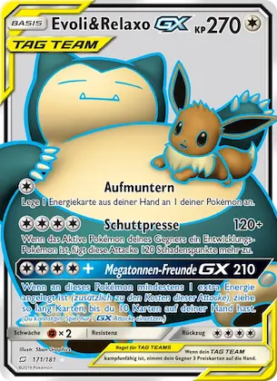 Evoli & Relaxo GX Nr. 171 – Teams Sind Trumpf