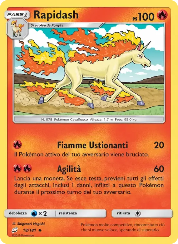 Rapidash 18 – Gioco di Squadra