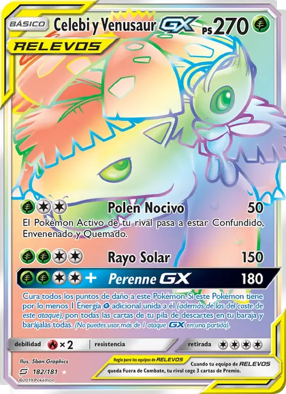 Celebi y Venusaur GX 182 – Union de Aliados