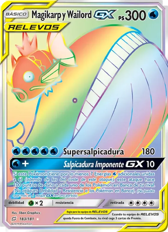 Magikarp y Wailord GX 183 – Union de Aliados