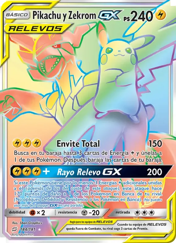 Pikachu y Zekrom GX 184 – Union de Aliados