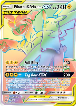 Pikachu & Zekrom-GX #184 – Team Up