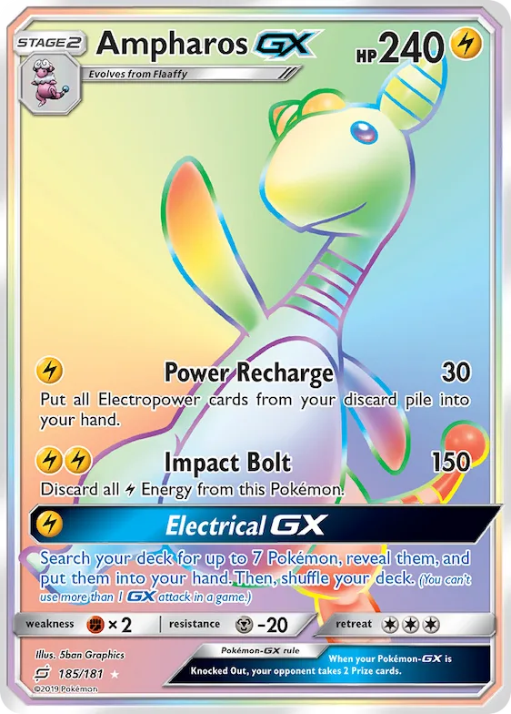 Ampharos-GX #185 – Team Up