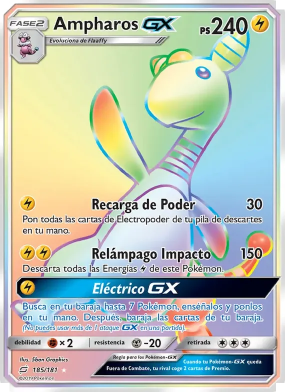 Ampharos GX 185 – Union de Aliados