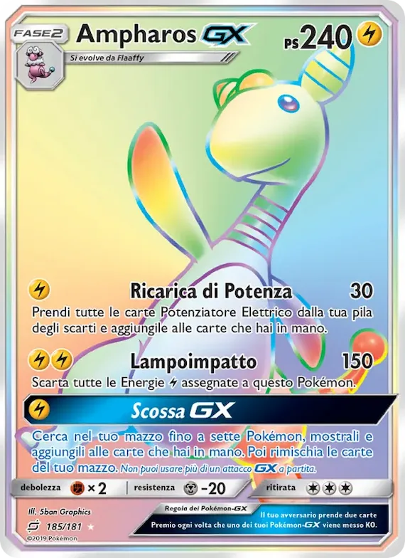 Ampharos GX 185 – Gioco di Squadra