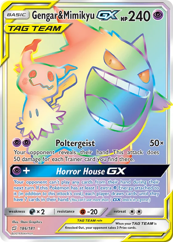 Gengar & Mimikyu-GX #186 – Team Up