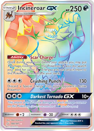 Incineroar-GX #188 – Team Up