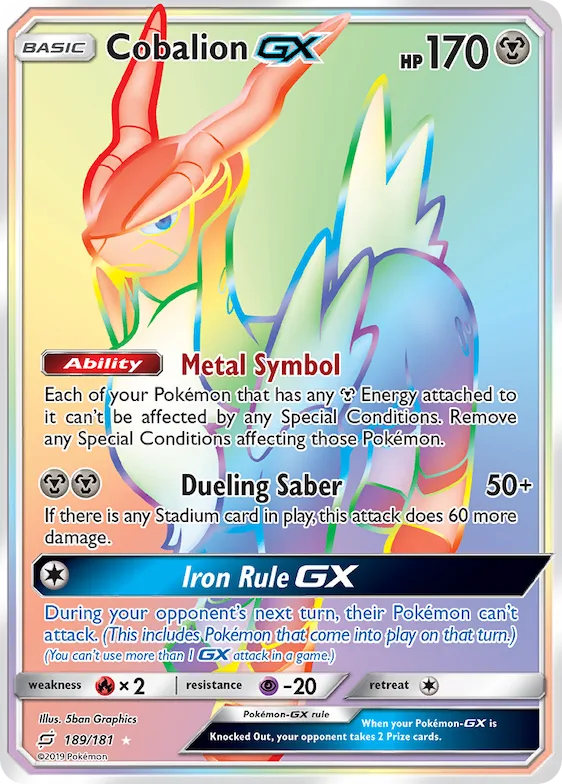 Cobalion-GX #189 – Team Up