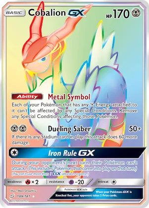 Cobalion-GX #189 – Team Up