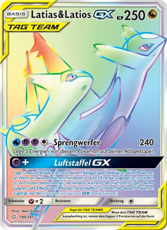 Latias & Latios GX 190 – Teams Sind Trumpf