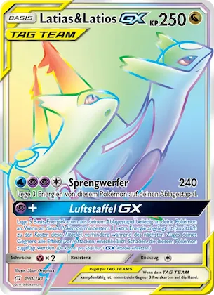 Latias & Latios GX Nr. 190 – Teams Sind Trumpf