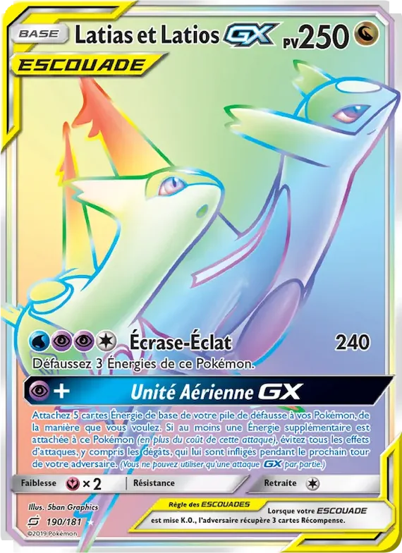 Latias et Latios GX 190 – Duo de Choc