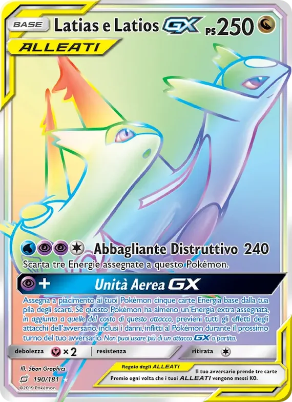 Latias e Latios GX 190 – Gioco di Squadra