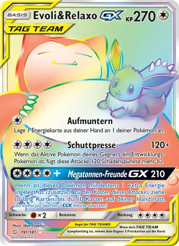 Evoli & Relaxo GX 191 – Teams Sind Trumpf