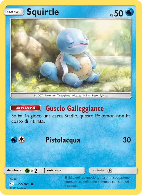 Squirtle 22 – Gioco di Squadra