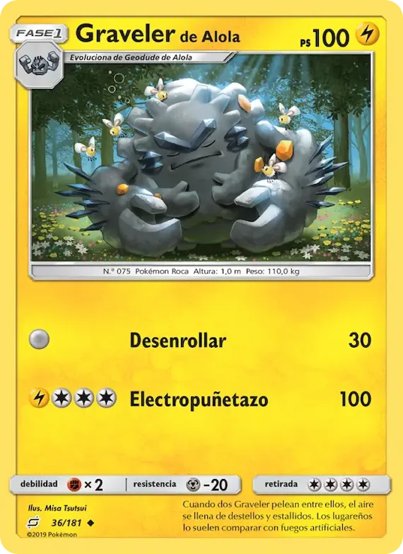 Graveler de Alola 36 – Union de Aliados