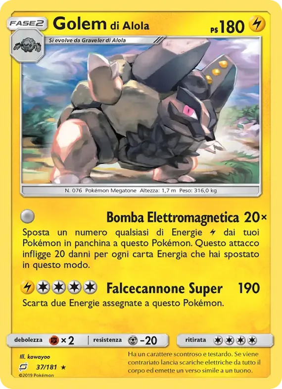 Golem di Alola 37 – Gioco di Squadra