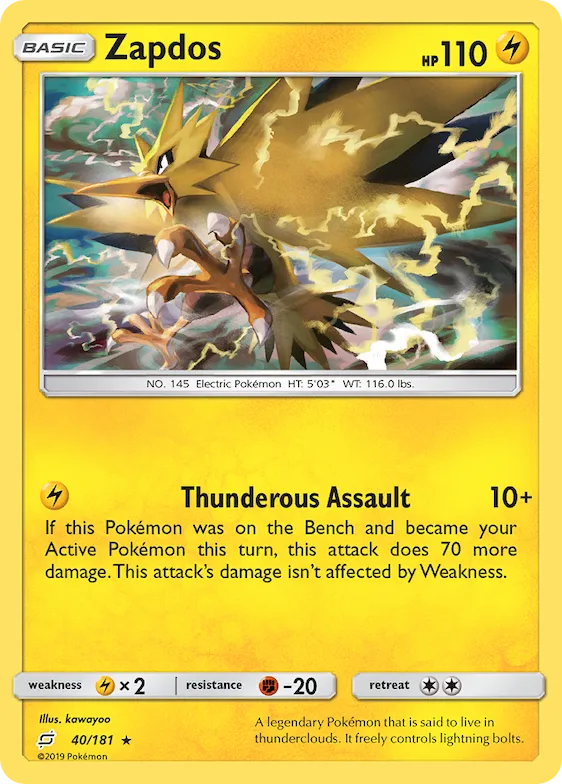 Zapdos #40 – Team Up