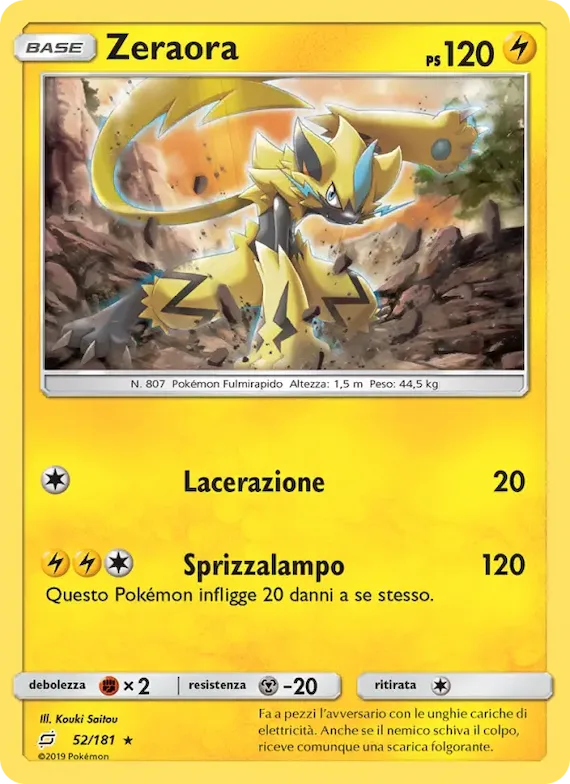 Zeraora 52 – Gioco di Squadra