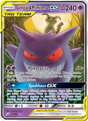 Gengar & Mimigma GX Nr. 53 – Teams Sind Trumpf