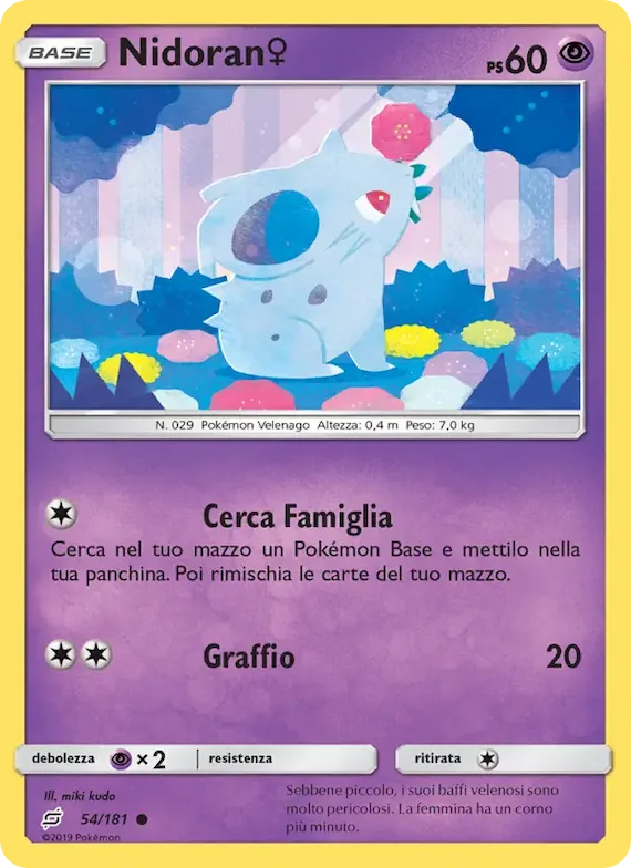 Nidoran♀ 54 – Gioco di Squadra