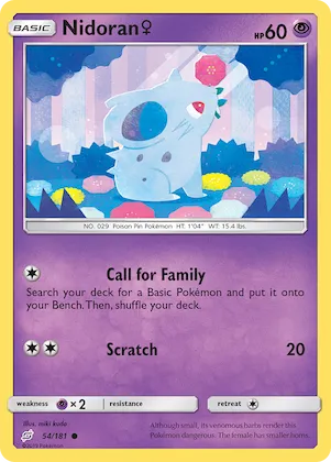 Nidoran ♀ #54 – Team Up