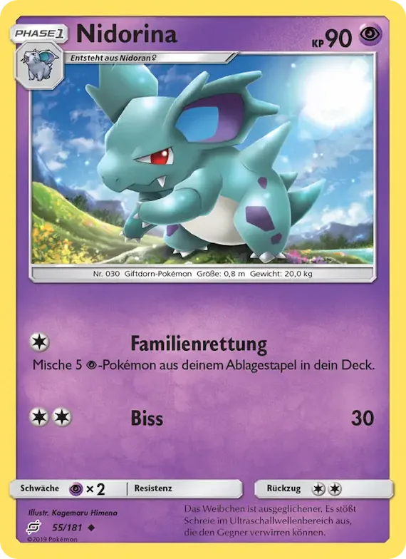 Nidorina 55 – Teams Sind Trumpf