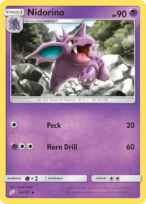 Nidorino #58 – Team Up