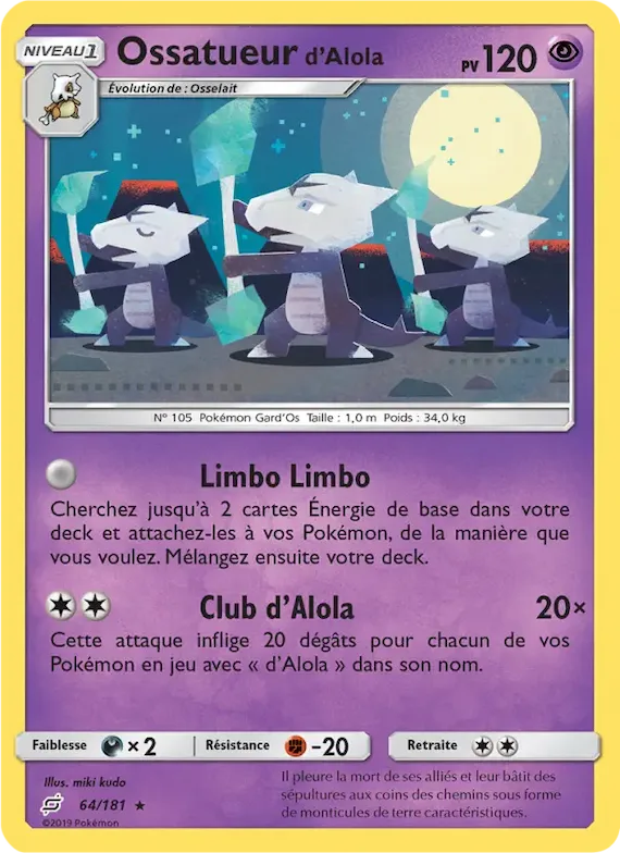 Ossatueur d’Alola 64 – Duo de Choc